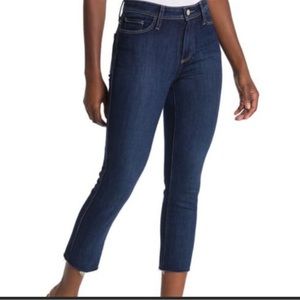 Paige Hoxton Slim Frayed Hem Cropped Luxury Jeans - Size 25/XS